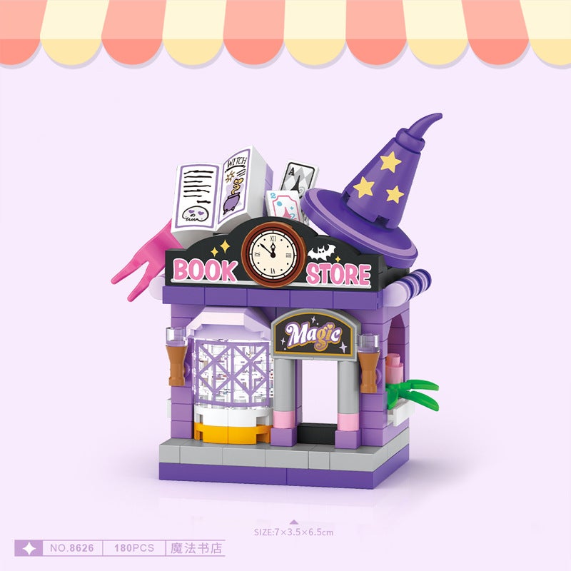 Loz Street View Building Blocks Fried Bun Magic Shop Educational Assembly Children'S Student Toys Gifts Points Redemption - Image 4